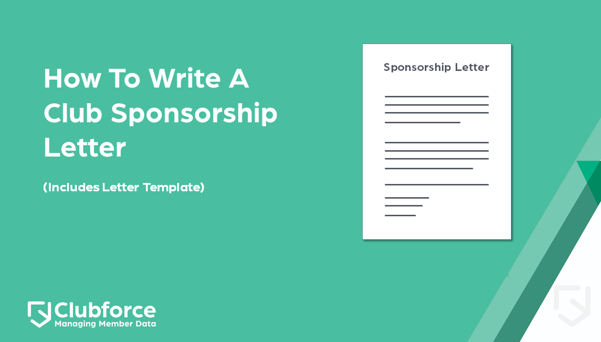 Club Sponsorship Proposal Letter Template