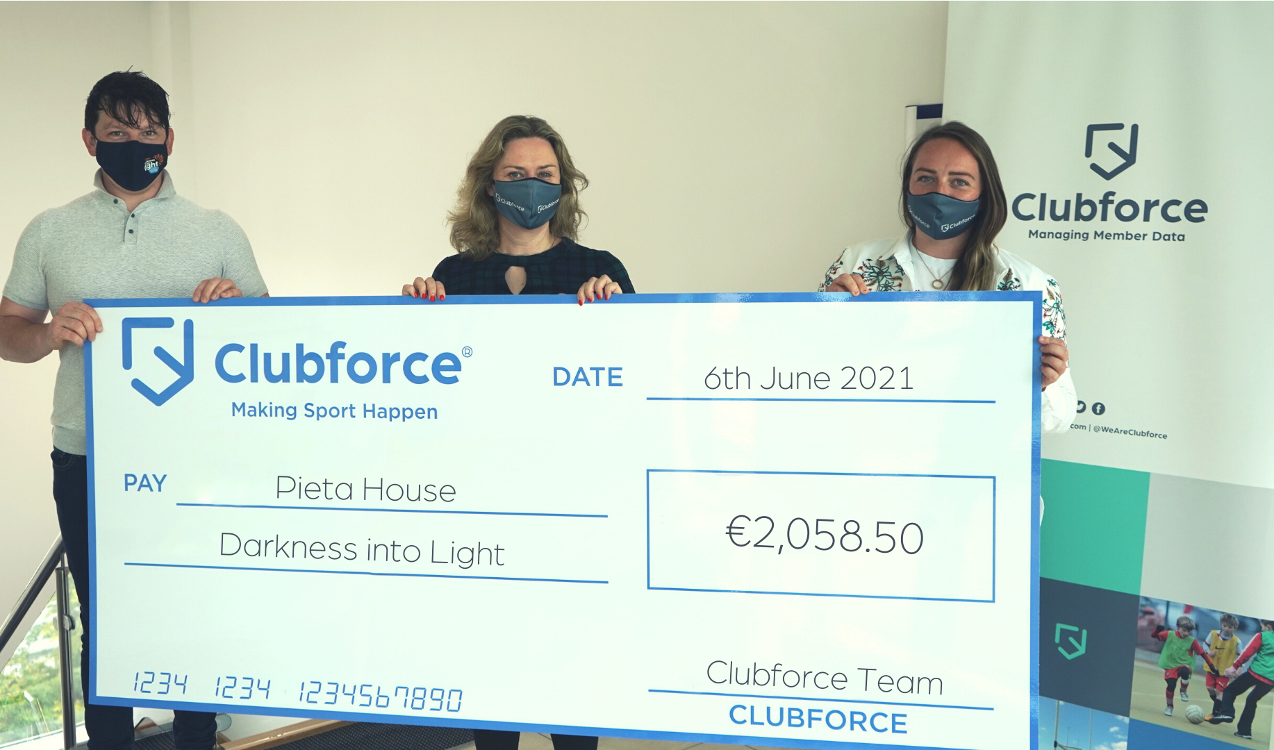 A spark of hope, breaking the ice and raising €2,000 for Pieta House