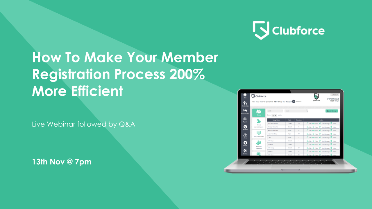 Make Your Member Registration 200% More Efficient
