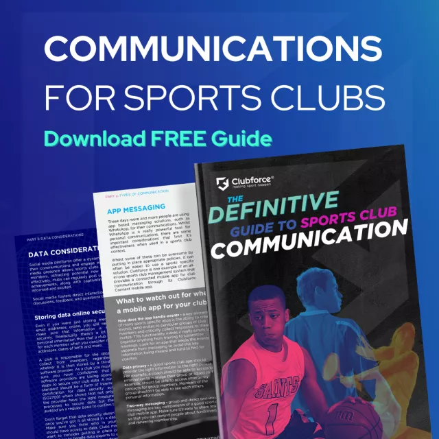 The Definitive Guide to Sports Club Communications - Free guide by Clubforce
