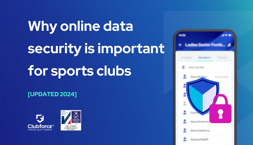 Why online data security is important for sports clubs