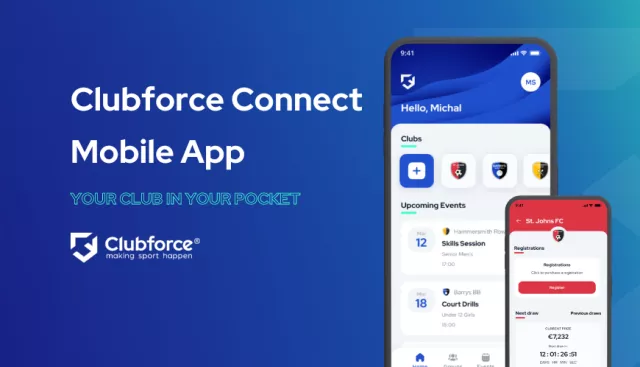 Clubforce Connect sports club mobile app