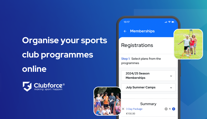 Organising your sports club programmes online