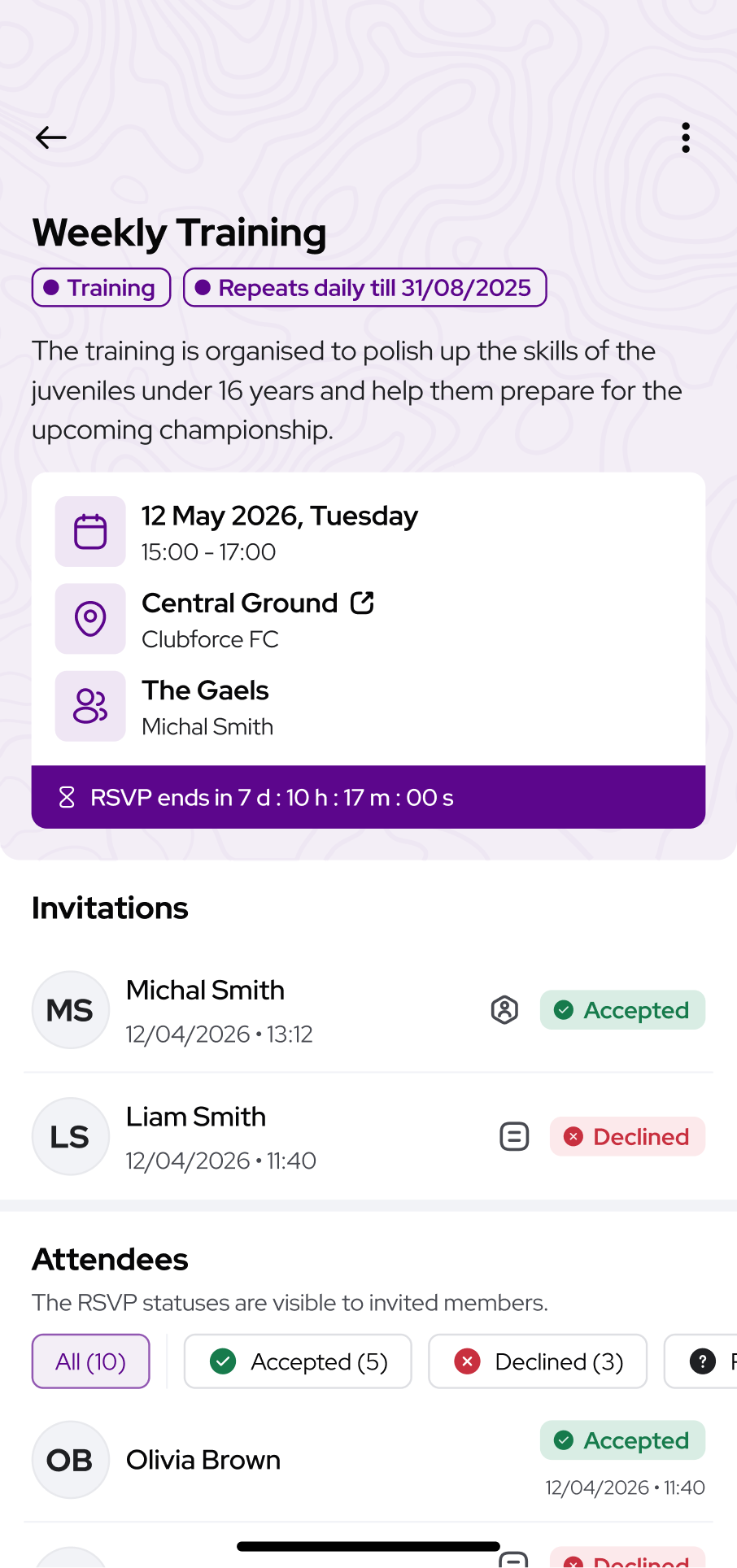 Groups & Team Management