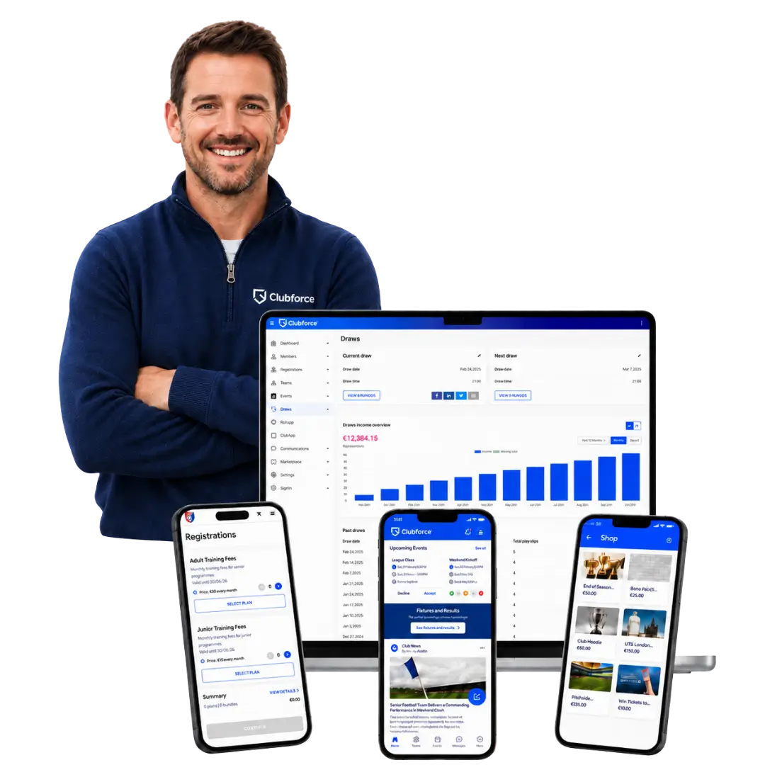 Clubforce sports management software